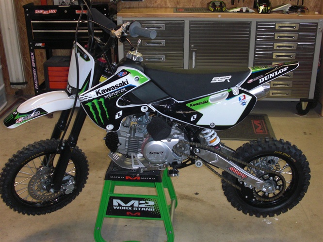 Kawasaki Klx 110 Graphic Kit Monster Energy Kx65 Drz Ebay